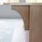 Ekena Millwork 1 3/4"W x 8"D x 12"H Clarksville Bracket, Mahogany BKTW02X08X12CVGM - alternate 2